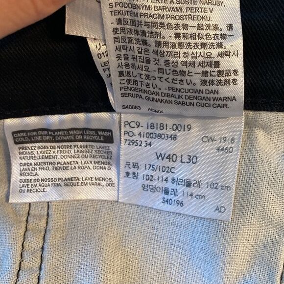 NWOT Levis Mens 541 Athletic Taper Levis Flex Black Jeans - Picture 8 of 10